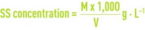 Formula: SS liquid sludge - centrifugation method