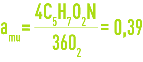 Formula: oxygen requirements and excess sludge production  - mass of cells formed