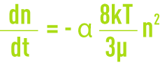 Formula: perikinetic flocculation