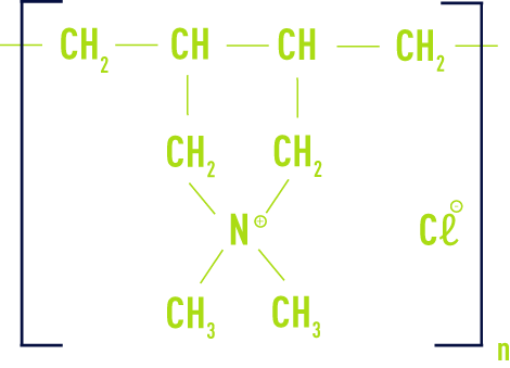 Formula: classification - polychloride diallyldimethyl-ammonium