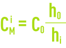 Formula: Kynch hypothesis cmean concentration