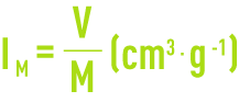 Formula: Mohlman index (sludge volume index SVI)