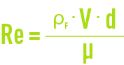 Formula: Theory fluid at rest - settling speed