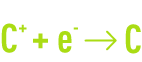 Formula: Electrolysis - cathode: reduction accompanied by electron capture