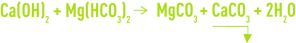 Formula: Lime used to remove carbonates - CaH < M-alk