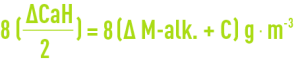Formula: partial carbonate removal