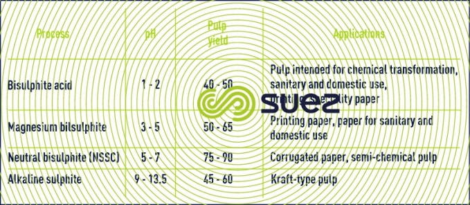 bisulphite pulp manufacturing processes Europe