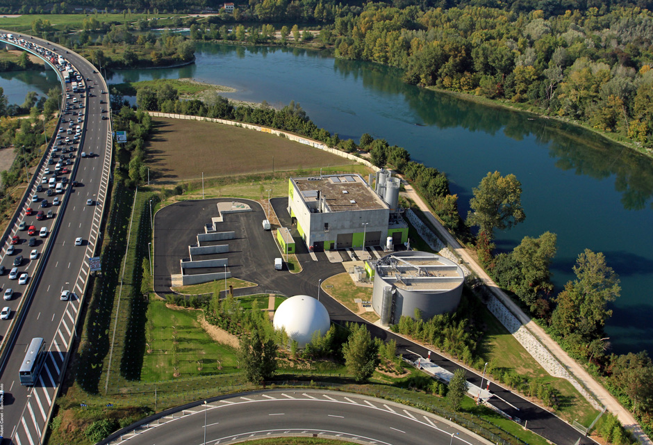 La Feyssine wastewater treatment plant France