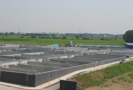 wastewater treatment plant Milan San Rocco