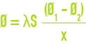 formula: Notions of heat exchange - Definitions