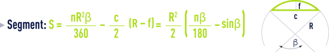 formula: geometry formulae - Segment