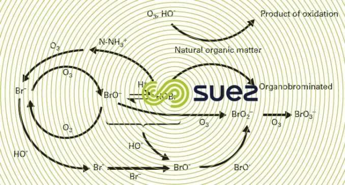 reactions bromide ions ionisation natural water