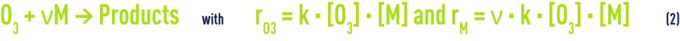 Formula: selecting ozonation reactors - hydraulic of the reactor