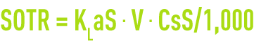 Formula: aeration systems - oxygenation capacity  - The Standard Oxygen Transfer Rate