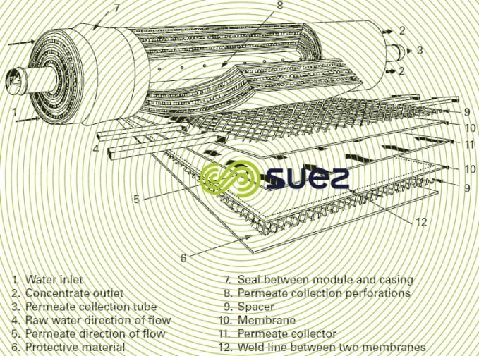 Spiral wound module