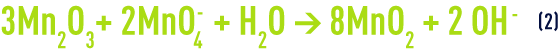 Formula: Oxidation using MnO2 - regenerated permanganate