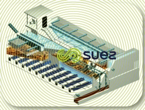 pulsatube lamellar settling with pulsed sludge blanket schema