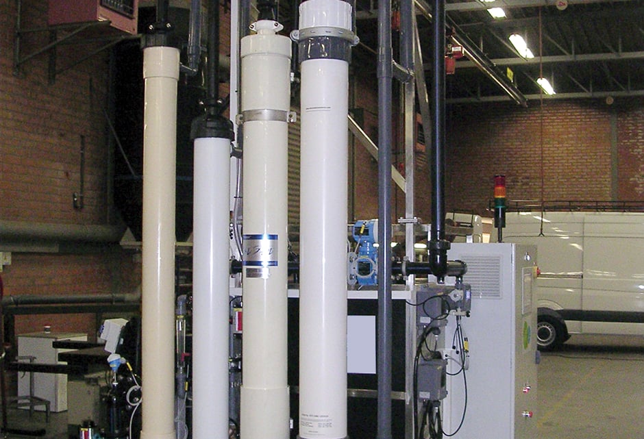 pressurized out/in ultrafiltration modules - Ultrazur Smartrack