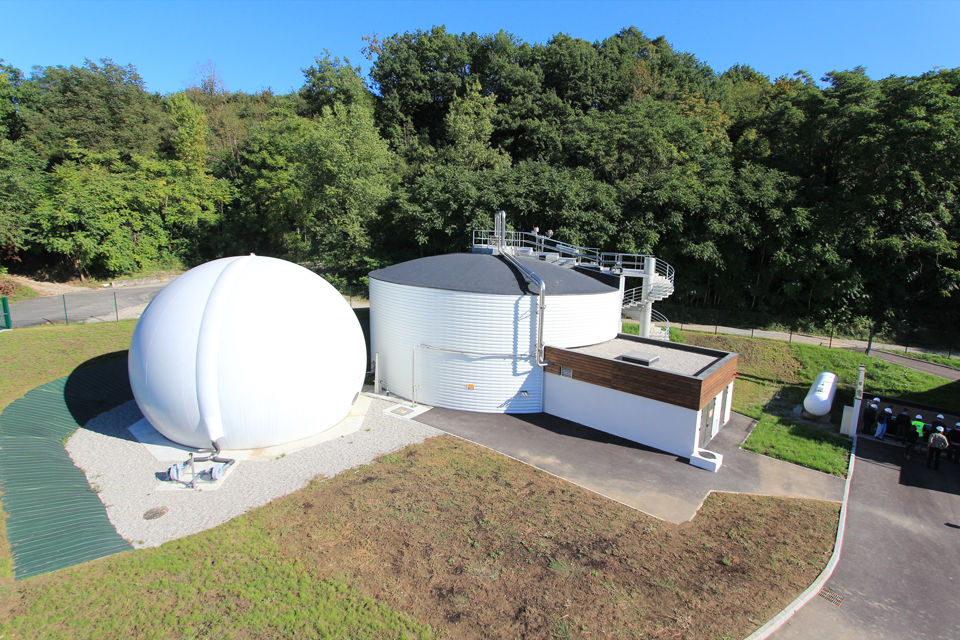 Digestion integrated biogas storage – Digelis Smart