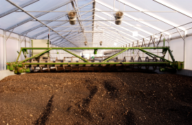 Natural sludge drying in green house – Heliantis®